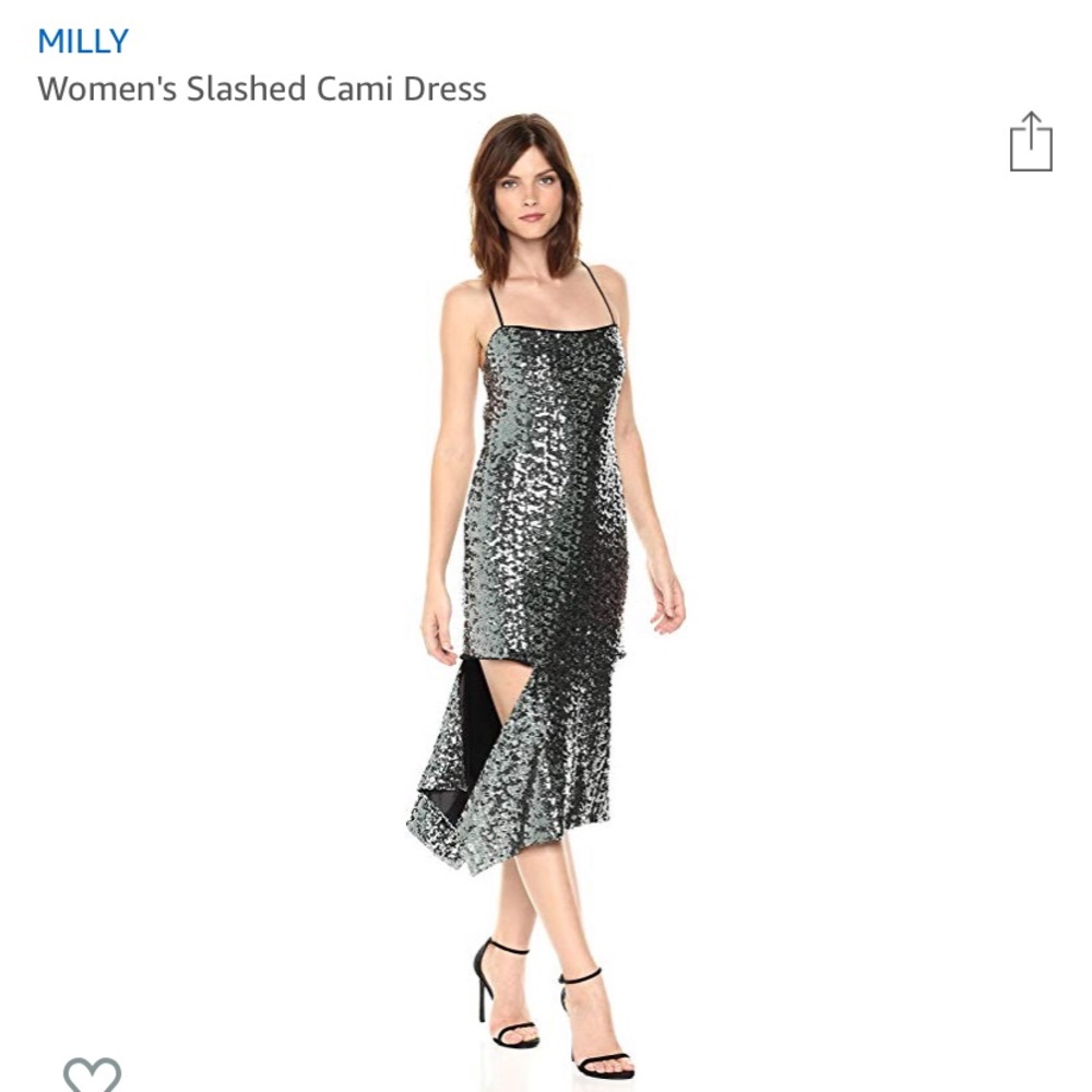 Milly Slashed Cami Dress - Size 12
